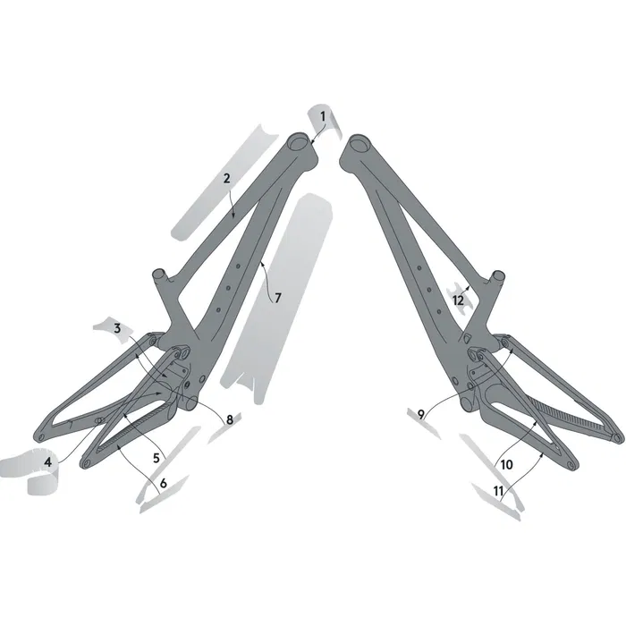 Ochrona ramy Scott SPARK Carbon Frame Protection Kit